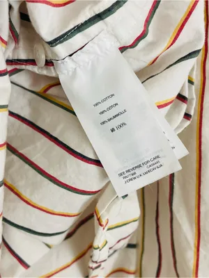 Madewell Central Shirt Oversized Button Front Top Multicolor Sadie Striped L thumbnail 12
