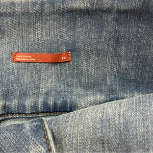 Anthropologie Pilcro Size 28‎ High Waisted Blue Denim Jean Snap Zip Closure thumbnail 3