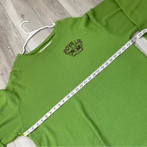 Boys Lie Sweatshirt love bites v2 thermal oversized womens Green (one size) thumbnail 3