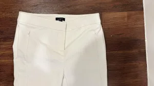 Loft dress crop white pants sz0 thumbnail 2