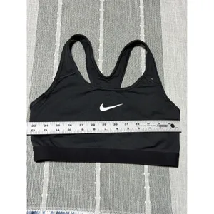 Nike Womens Dri-FIT Swoosh Medium Support‎ Non-Padded Sports Bra black thumbnail 2