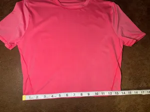 Lululemon Wundermost Ultra-Soft Nulu Crewneck Cropped T-Shirt Glaze Pink XS thumbnail 6