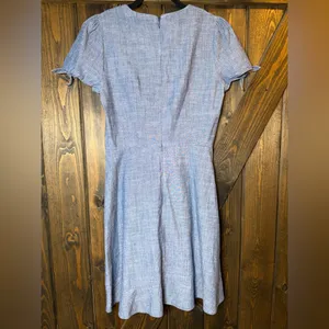J.‎ Crew Faux-Wrap Chambray Dress thumbnail 6