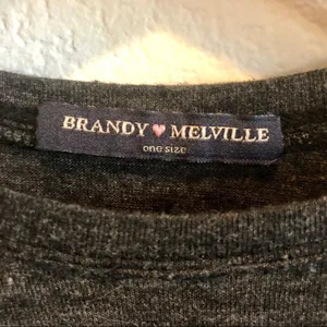 Brandy Melville grey crop top thumbnail 5