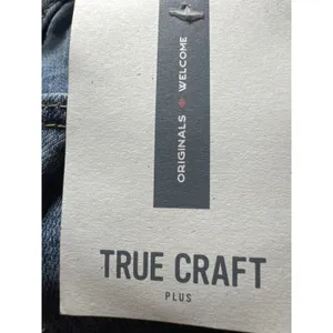 True Craft Denim‎ Shorts High-Rise Distressed Blue Wash Plus Size 18W thumbnail 13