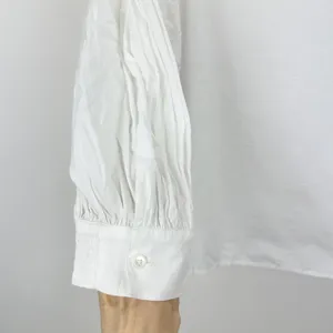 Madewell Embroidered Poplin Balloon Sleeve Top Blouse Cotton White Medium NWT thumbnail 10