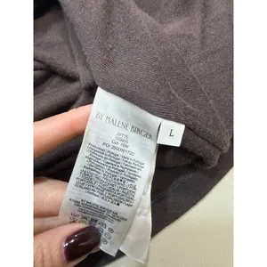 Off-Shoulder Long Sleeve Brown Maxi Dress Large thumbnail 5