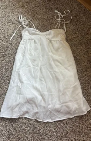 White Tie Shein Dress  thumbnail 1