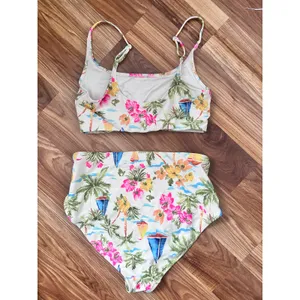 Old Navy Tropical Hawaiian Women’s High Waist Bikini thumbnail 4