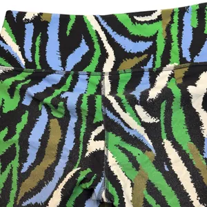 Diane Von Furstenberg X Target Womens Bike Shorts Disco Zebra Green Multi Medium thumbnail 10