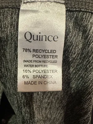 Quince Flowknit Ultra Soft Performance Racerback Tank Heather Grey XS thumbnail 6