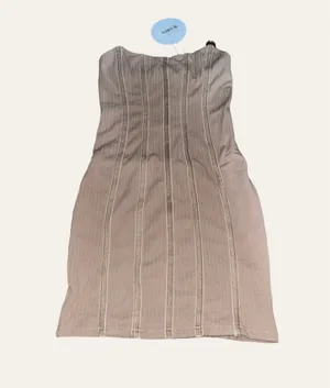 Princess Polly TRISTIAN MINI DRESS BROWN thumbnail 4