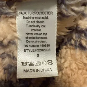 Pink Lily Quarter Zip Pullover Brown Plaid Faux Fur Teddy Sherpa‎ Fleece Women S thumbnail 6