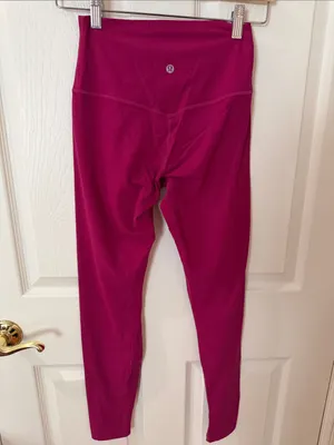 Lululemon Align Ribbed High-Rise Pant Wildberry 28 inch size 6 thumbnail 2
