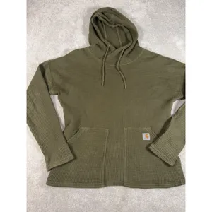 carhartt Women's Relaxed Fit Heavyweight Long-Sleeve Hooded‎ Thermal Shirt S thumbnail 2
