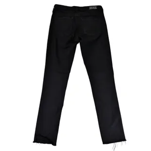 AG Adriano Goldschmied The Prima Ankle Cigarette Jeans Black Raw‎ Hem 25R thumbnail 2