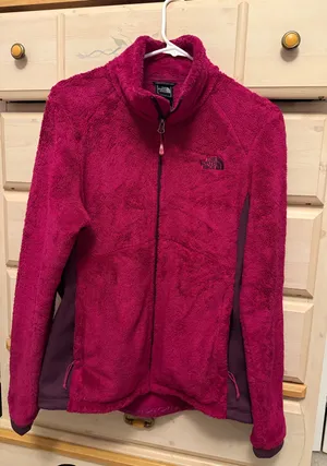 Fuchsia North Face Fleece Jacket thumbnail 1