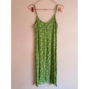 Reformation Midi Dress‎ Womens 2 Green Floral Juliette Slit Summer Wedding Guest thumbnail 10