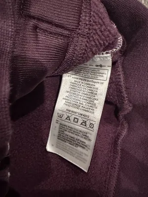 Adidas Women's Large Purple Zip Up Hoodie Sweatshirt thumbnail 4
