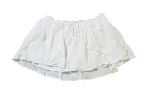 NWT Wild Fable White Ruffled Skort Drawstring Tiered Size XL Women Lightweight thumbnail 1