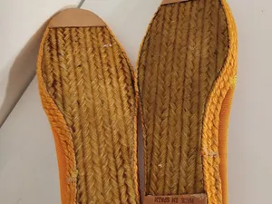 Andre Assous Orange Embroidered Espadrille Slip-On Shoes Size 9.5 thumbnail 11