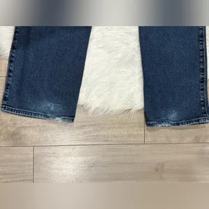 Hollister Dark Blue Ultra High-Rise Dad Jeans Size 00 Short thumbnail 6