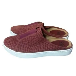 Sofft Beekon Sneaker Mule Rustic Red Snake Embossed Leather Comfort Womens 10M thumbnail 3