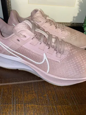 Nike Air Zoom Pegasus 38 Running Sneakers Size 7.5 Champagne White Barely Rose thumbnail 2
