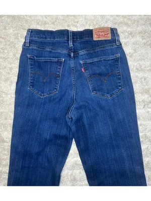 Levi's 724 High Rise Straight medium wash stretch denim jeans Size 28x30 thumbnail 6