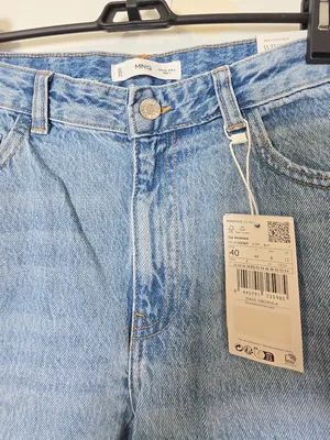 Mango Wideleg Mid-Rise Jeans - Medium Blue - Women's Size 8 - 47083267 thumbnail 8