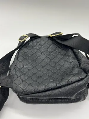 Steve Madden Backpack Womens Mini Black Logo Polyurethane Zip Adjustable Straps thumbnail 3