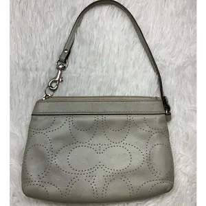 COACH Silver Signature Wristlet thumbnail 2