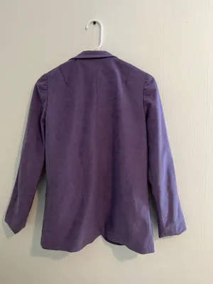 Women’s Purple Velvet Blazer Size XS thumbnail 2