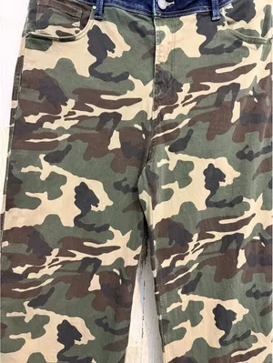 Risen Jeans Camo Wide Leg High Rise Stretch Pants Size 15/32 Y2K thumbnail 10