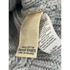 L.L. Bean Cable Knit Cowl Neck Sweater Chunky PS Cozy Outdoor Heavy Heritage thumbnail 12