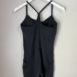 Offline‎ By Aerie The Hugger Jumpsuit Women's Size Medium Pockets Athletic Black thumbnail 6