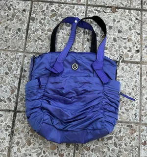 Lululemon Triumphant Purple Ruffled Gym Tote Duffel Travel Bag thumbnail 1