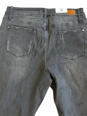 NWT Judy Blue High Rise Capri Jeans Black Size 18W thumbnail 7