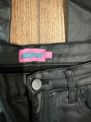 Edikted Leather Pants Flare thumbnail 2
