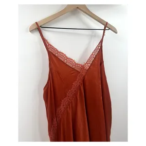 Altar'd State Burnt Orange Lace Fairycore Maxi Dress Size Large thumbnail 3