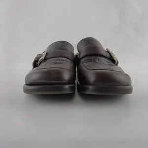 Liz Baker Womens Cheyenne 024-2281‎ Brown Buckle Slip On Mules Shoes Size US 8M thumbnail 5