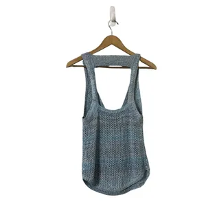 FREE PEOPLE We The Free Under The Starlight Sleeveless Crochet Sweater Tank Top thumbnail 7