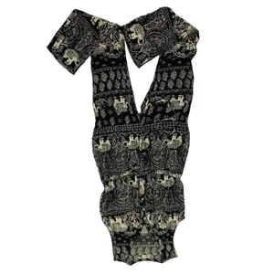 Anthropologie Lilka P Jumpsuit XS Sleeveless Boho Festival Wide Leg Artsy thumbnail 6