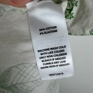 Rachel Parcell Off Shoulder Ruffle Tiered Floral Midi Dress Size 4 Sage‎ Toile thumbnail 10