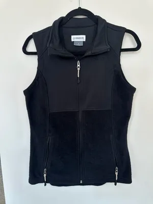 Magellan Outdoors Women's Black Full-Zip Fleece and Softshell Vest Size S thumbnail 1