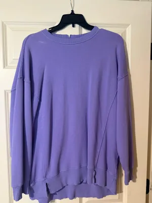Aerie Purple Crewneck thumbnail 2