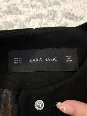 Zara Black Wool Blend Blazer thumbnail 4