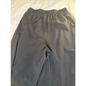 Te Verde Black Wide Leg Pleated Lightweight Pants Athleisure Sz 8 thumbnail 6