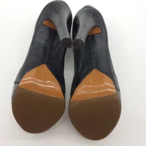 Givenchy Peep Toe Hidden Platform High Heel/Ankle Strap Pump in Black Leather thumbnail 8