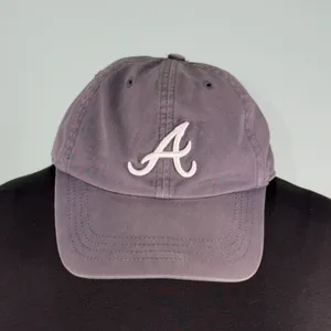 The Franchise Vintage Y2K Atlanta Braves Fitted Baseball Cap Size Small thumbnail 3